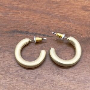 Sanctuary Project Women Hoop Earrings Gold Minimal Modern Jewelry Clean Girl